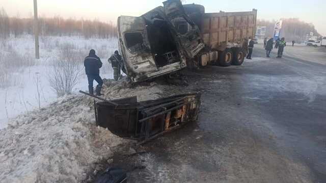 Появилось видео с места гибели четырех человек в ДТП под Томском