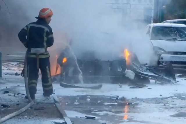 Последствия теракта в Энергодаре попали на видео