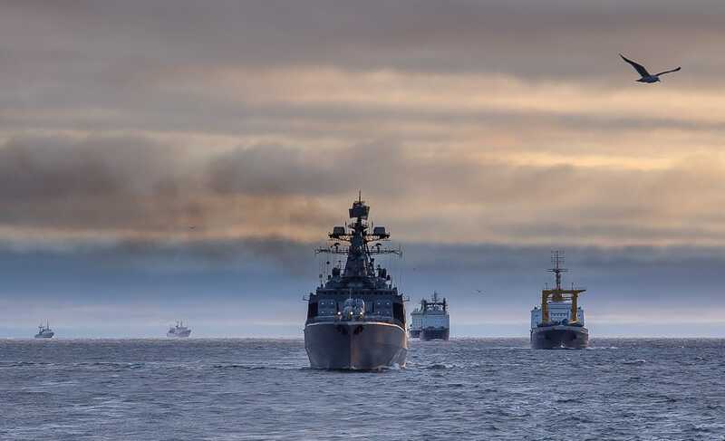 Россия отправила самый крупный морской конвой через Балтийское море с начала войны